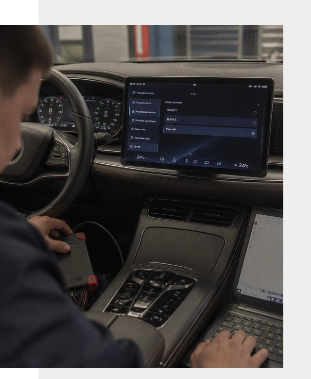 Русификация автомобиля BYD HAN для эксплуатации в Чапаевске